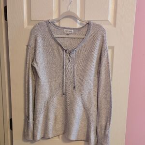 Knox Rose Heather Gray Knit Top